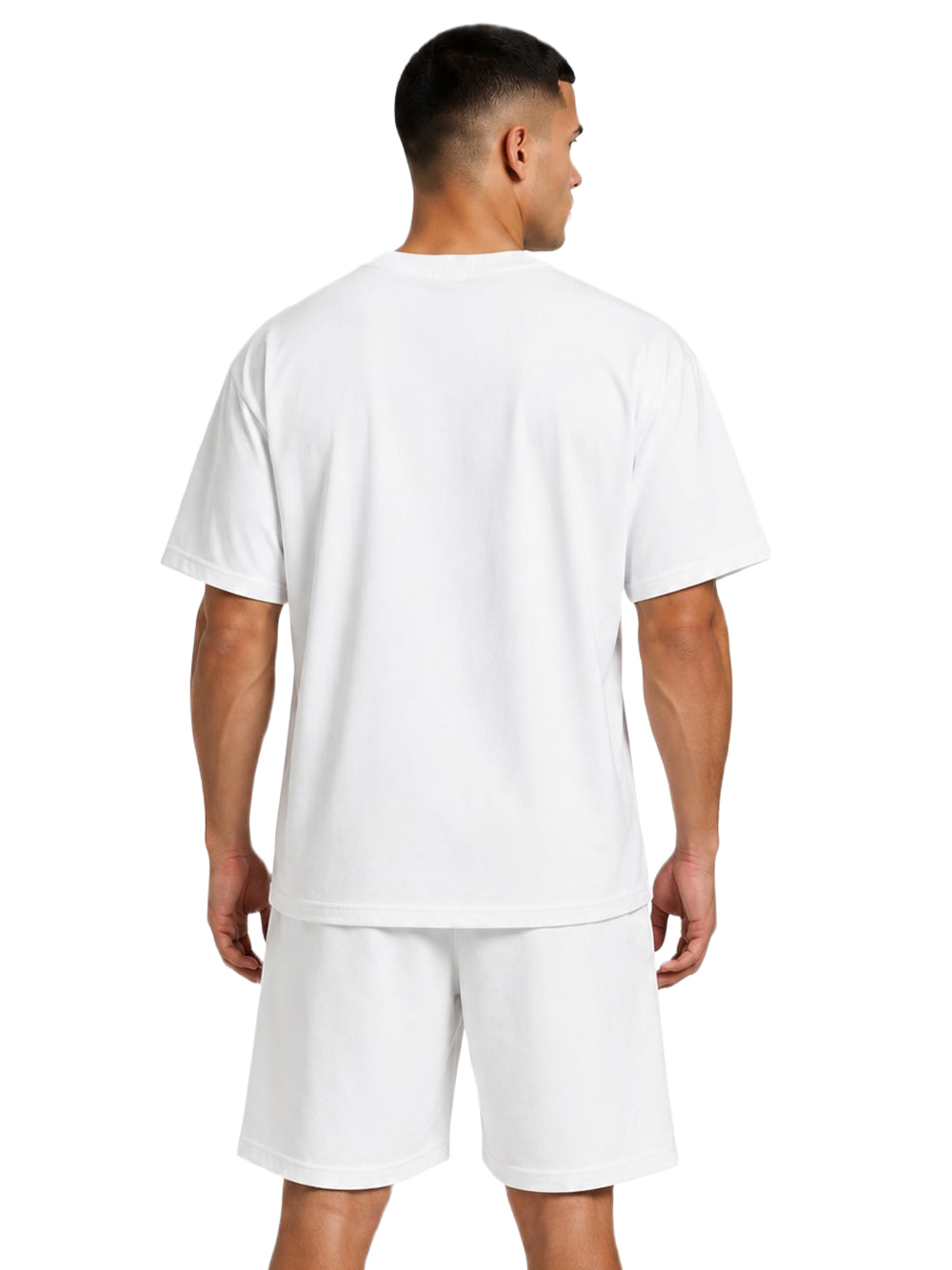 Los Angeles Gothic Crest Oversized Set - White