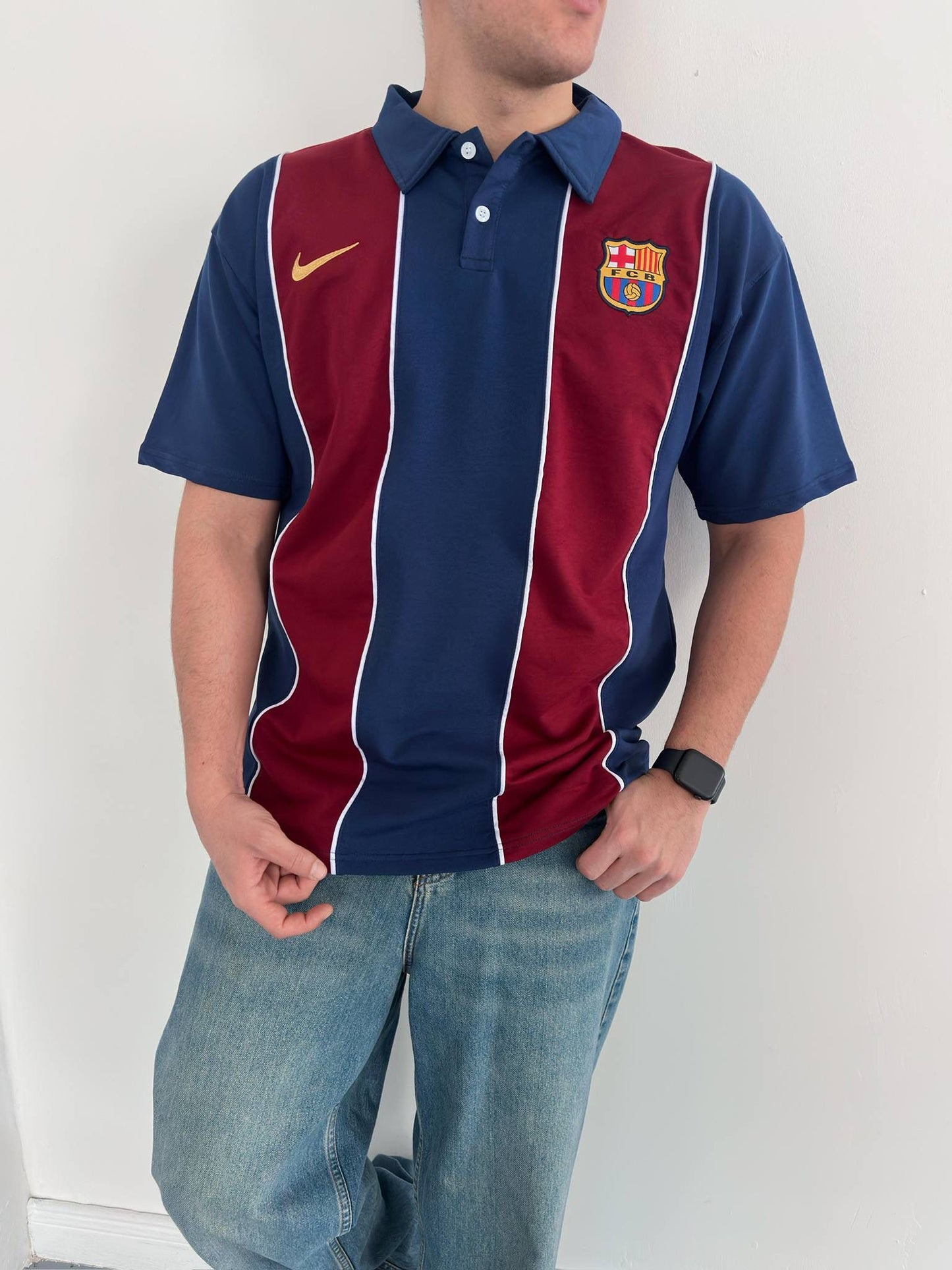 FC Barcelona Retro Style Polo
