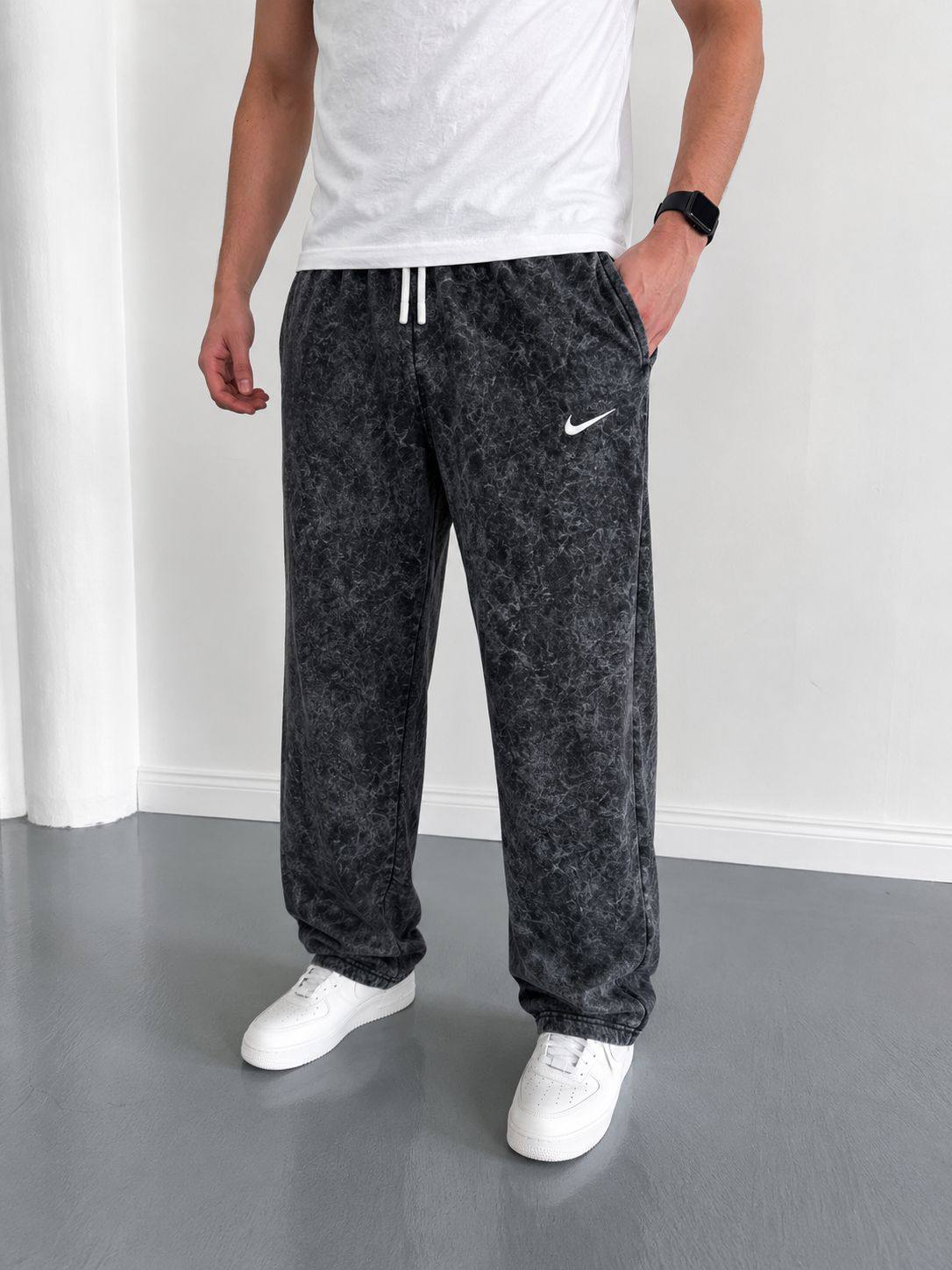 Vintage Washed Wide Leg Pants