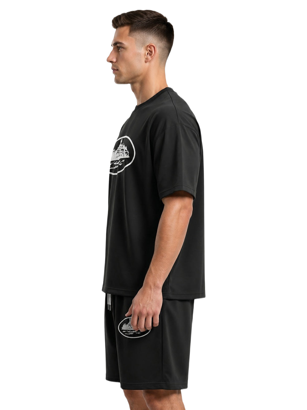 Monochrome Fortress Graphic Oversized Set