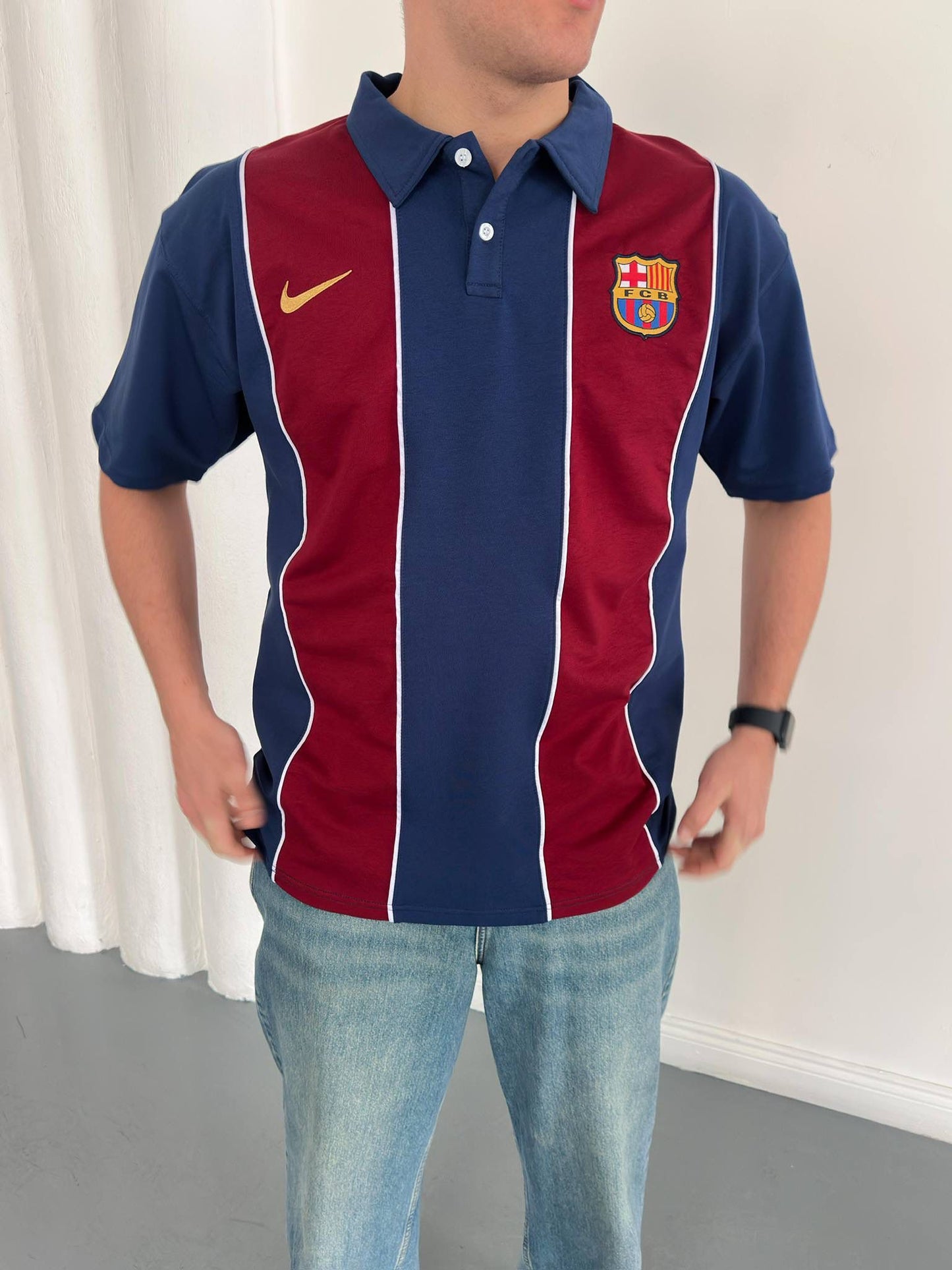 FC Barcelona Retro Style Polo